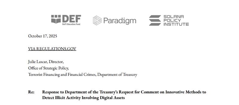 Webacy DD Highlighted in Treasury RFI Response on Illicit Finance
