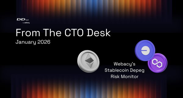 From the CTO’s Desk – January 2026: Webacy’s Stablecoin Depeg Risk Monitor